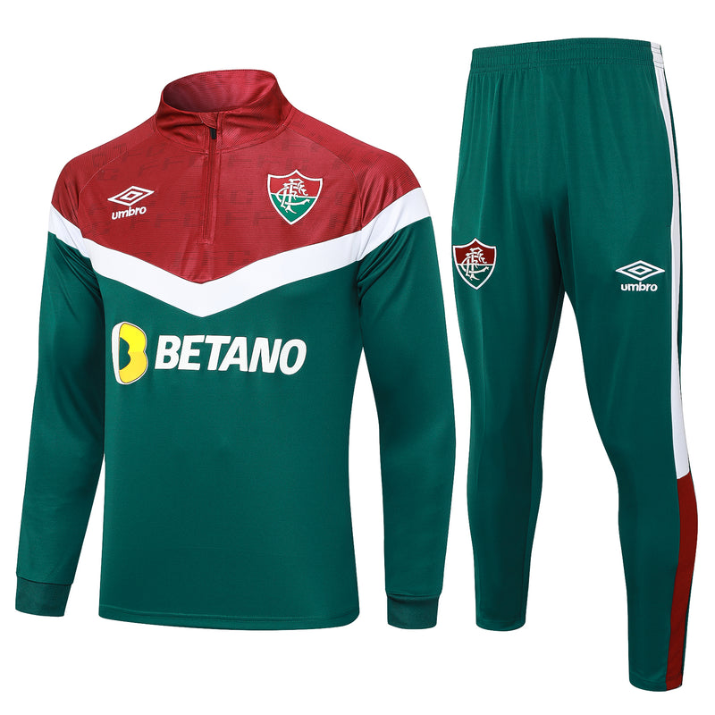 Kit de Treino Fluminense 2023/24 Meio Zíper