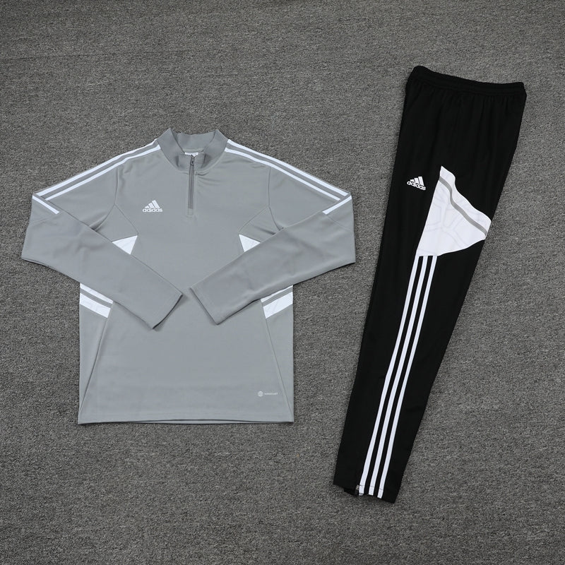 Conjunto Adidas Dri-Fit Cinza e Preto