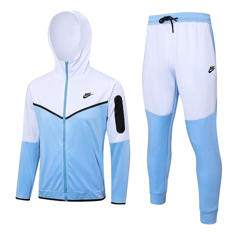 Nike Tech Fleece Azul Claro e Branco