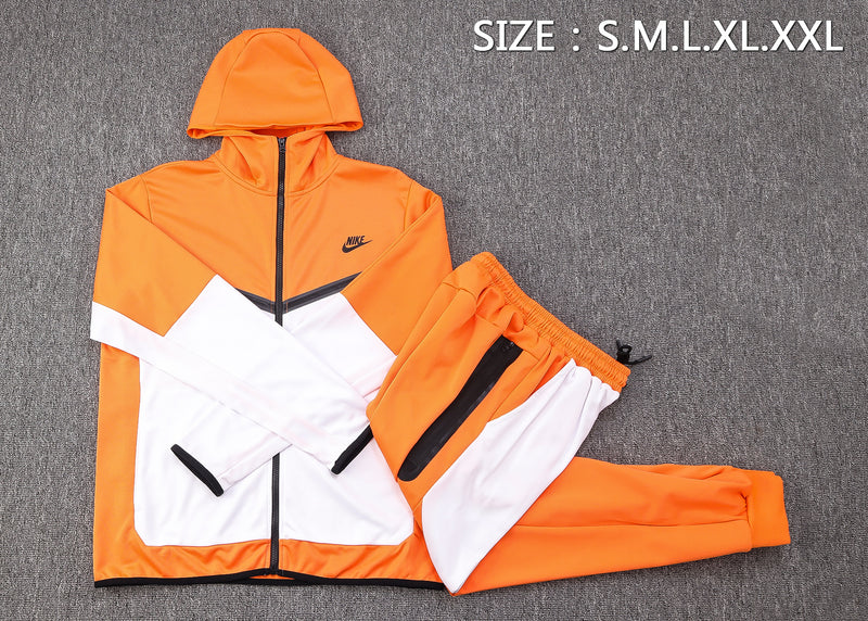 Nike Tech Fleece Laranja e Branco