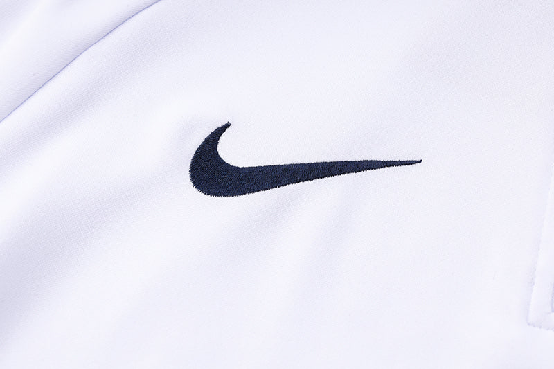 Conjunto Nike Dri-Fit Branco e Azul