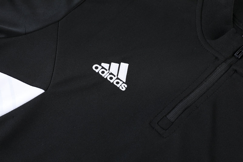 Conjunto Adidas Dri-Fit Preto e Branco