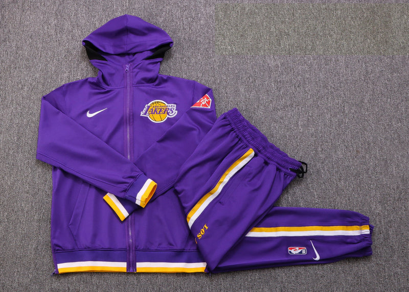 Conjunto NBA - Nike NBA Thermaflex - Los Angeles Lakers - 75 Anos