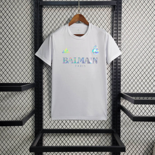 Camisa Real Madrid X Balmain 2023/24 Concept Branca