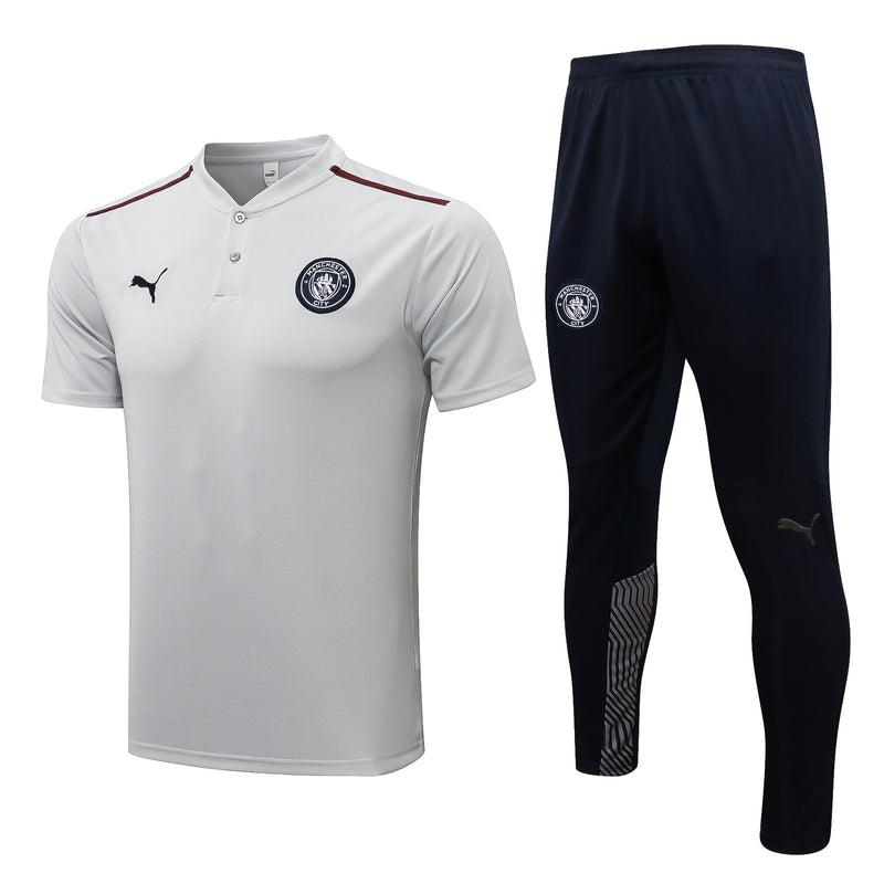 Conjunto de Treino do Bayern 2023/24 Camisa Polo e Calça de Treino