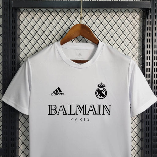 Camisa Real Madrid X Balmain 2023/24 Concept Branca