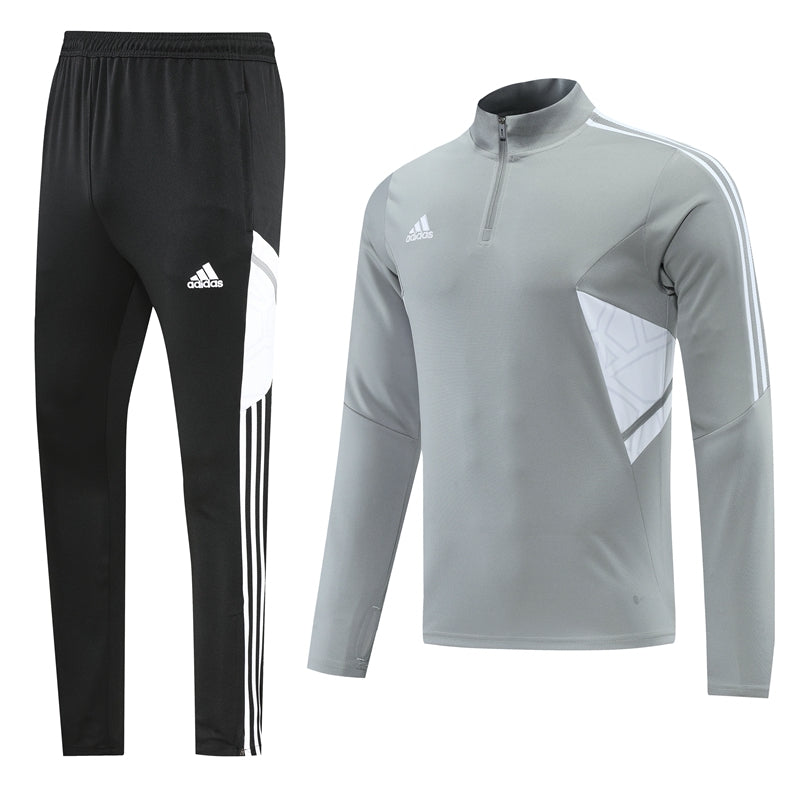 Conjunto Adidas Dri-Fit Cinza e Preto