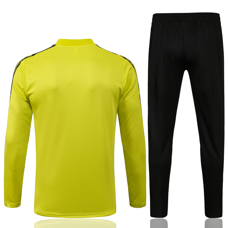 Kit de Treino Internacional 2021/22 Meio Zíper Amarelo