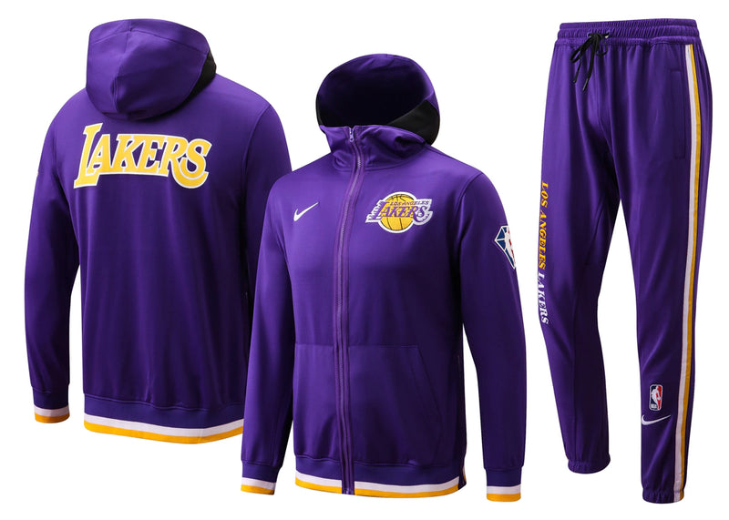 Conjunto NBA - Nike NBA Thermaflex - Los Angeles Lakers - 75 Anos