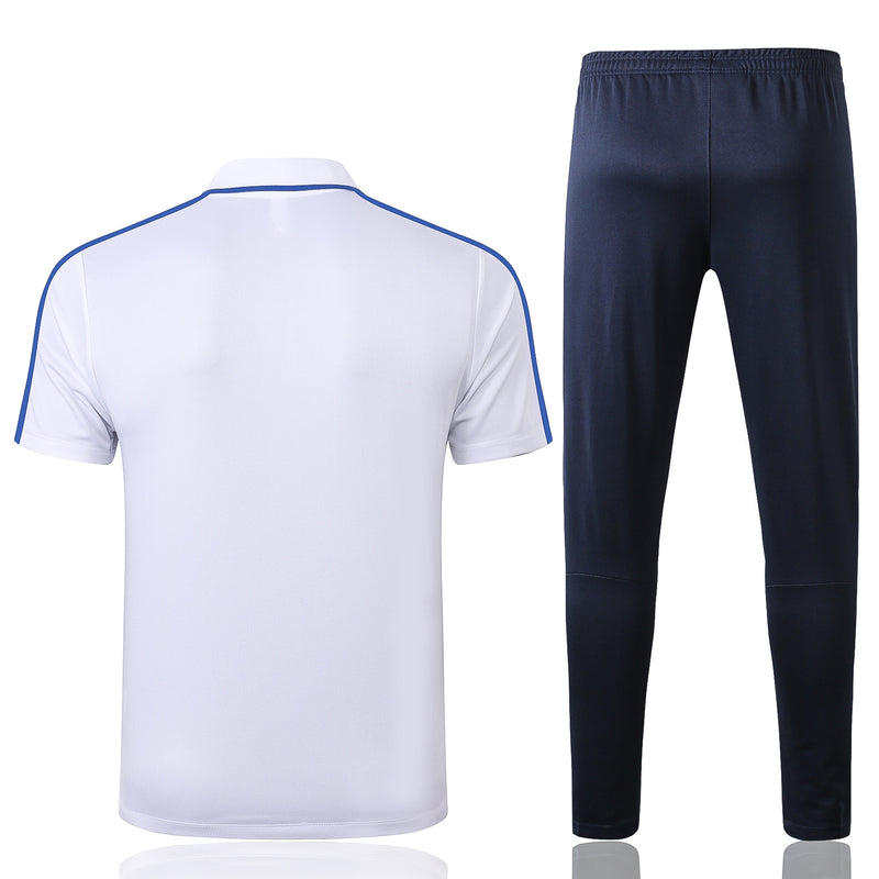 Conjunto de Treino do Chelsea 2020/21 Camisa Polo e Calça de Treino