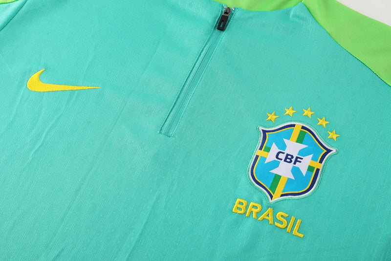 Kit de Treino Brasil 2024/25 Meio Zíper