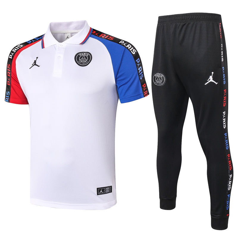 Conjunto de Treino do PSG 2020/21 Camisa Polo e Calça de Treino