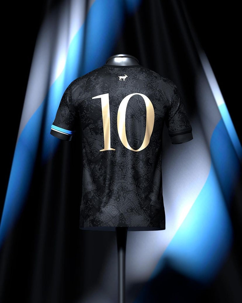 Camisa La Pulga Messi 10 Preta commafootball - 2023/2024