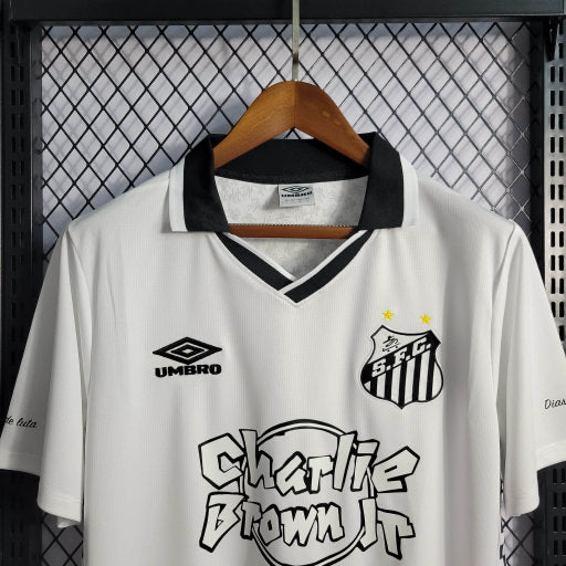 Camisa do Santos Charlie Brown White Edição Limitada 2022/23