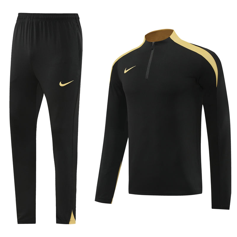 Conjunto Nike dri-Fit Preto x Bege