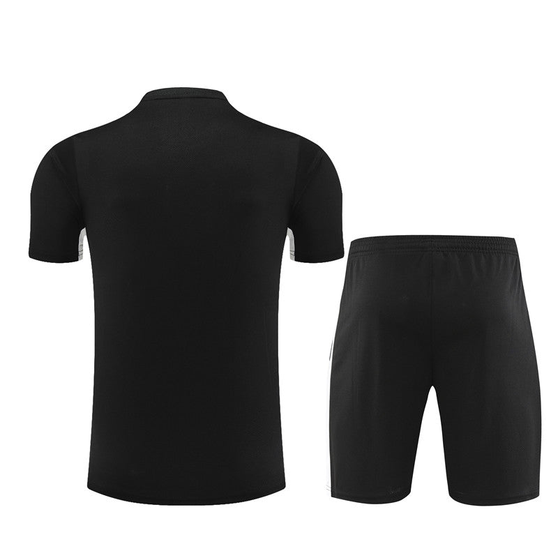 Camisa e Short PSG Treino 23/24 Preto e Branco