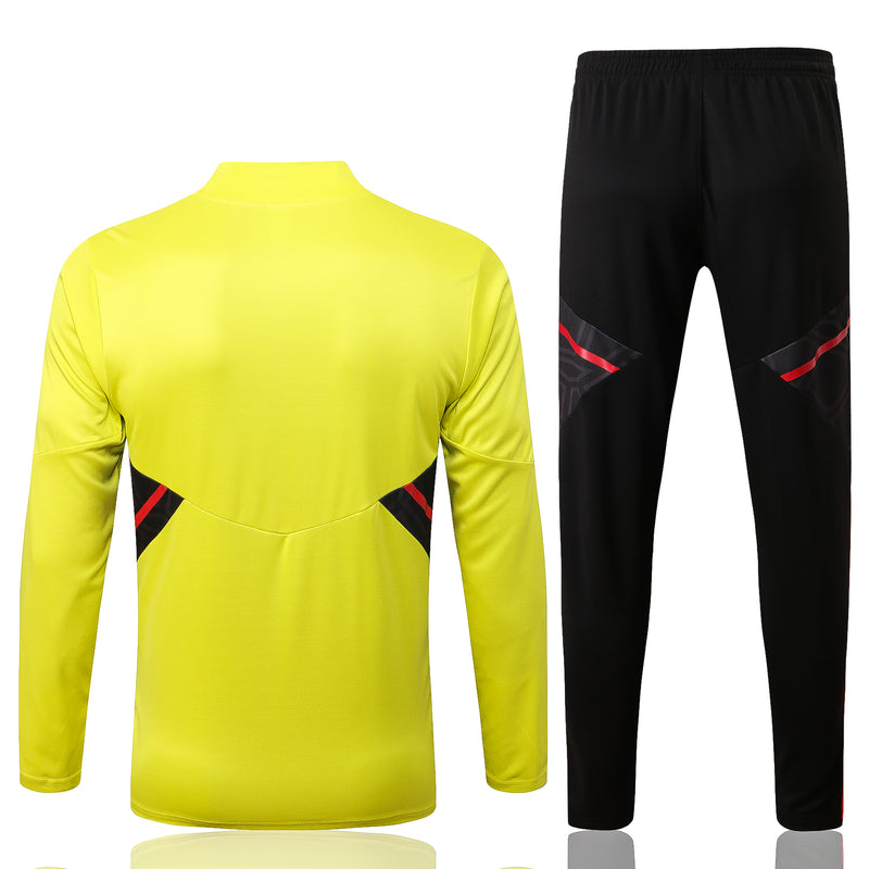 Kit de Treino Flamengo 2022/23 Meio Zíper Amarelo