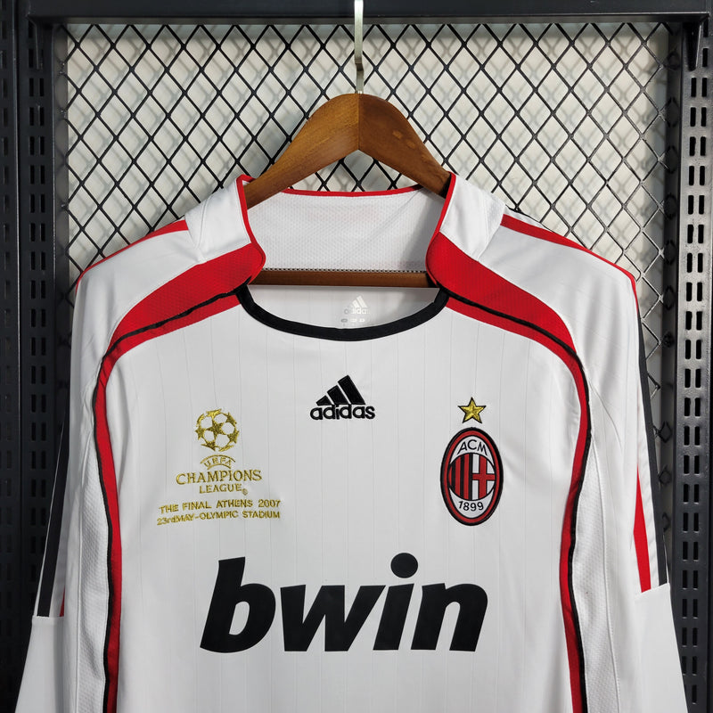 Camisa Manga Longa Retrô Ac Milan Retrô 2006/2007 Away - Lp Sports Wear 