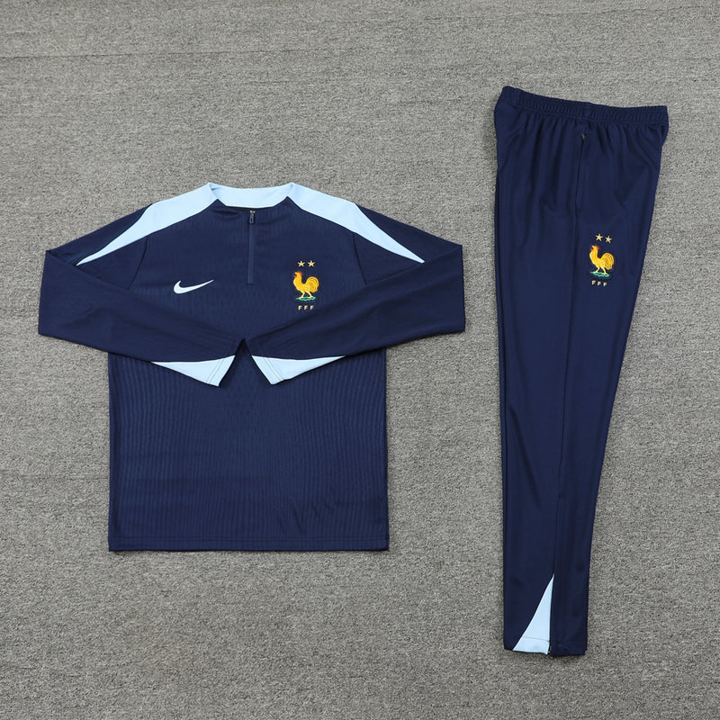 Kit de Treino França 2024/25 Meio Zíper