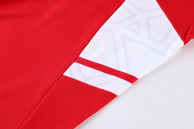 Conjunto Adidas Dri-Fit Vermelho e Branco