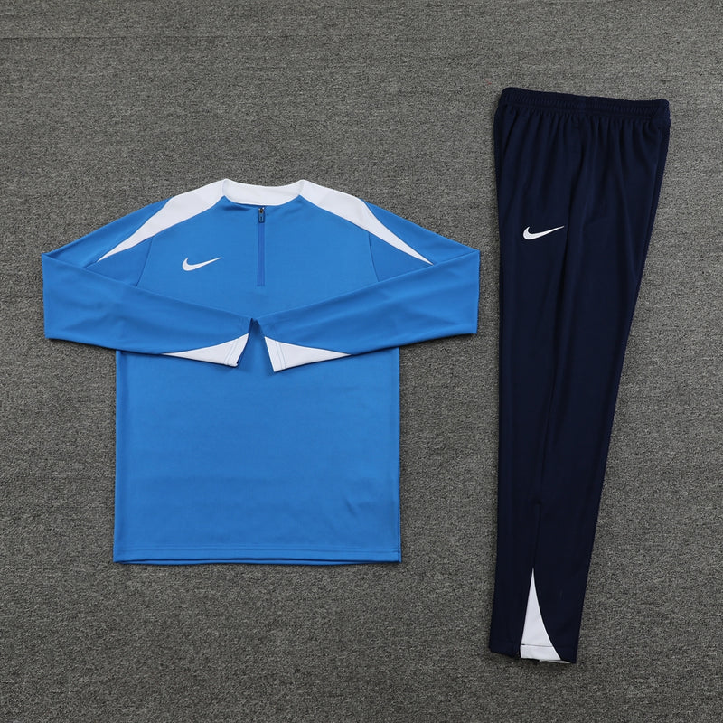 Conjunto Nike dri-Fit Azul x Branco