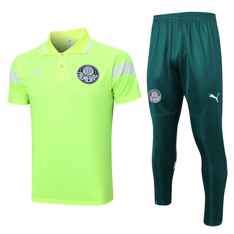 Conjunto de Treino do Palmeiras 2022/23 Camisa Polo e Calça de Treino