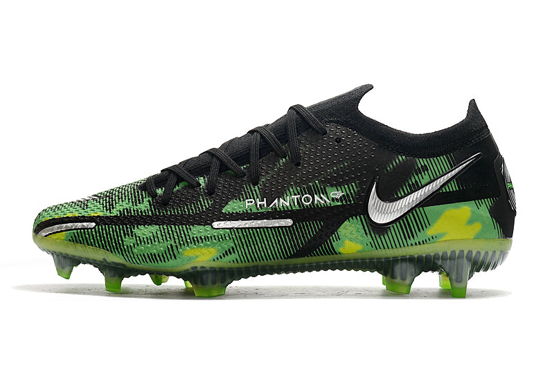 Chuteira Campo Nike Phantom GT2 Elite Verde e Preta