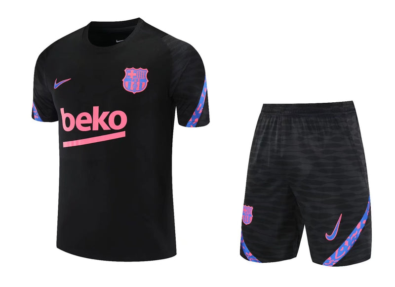 Camisa e Short Barcelona Treino 20/21