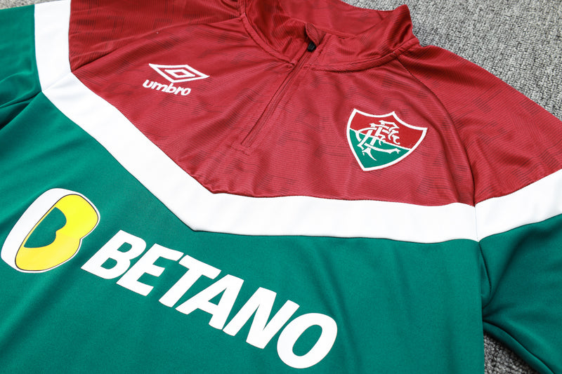 Kit de Treino Fluminense 2023/24 Meio Zíper