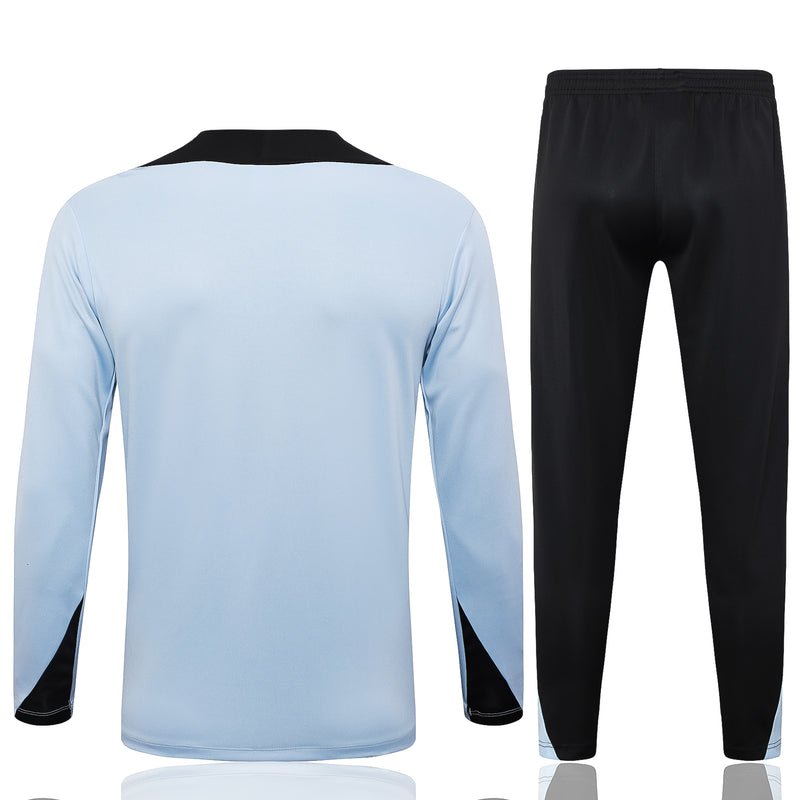 Kit de Treino Barcelona 2024/25 Meio Zíper