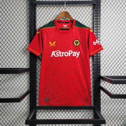 Camisa Wolves 2023/24 Red