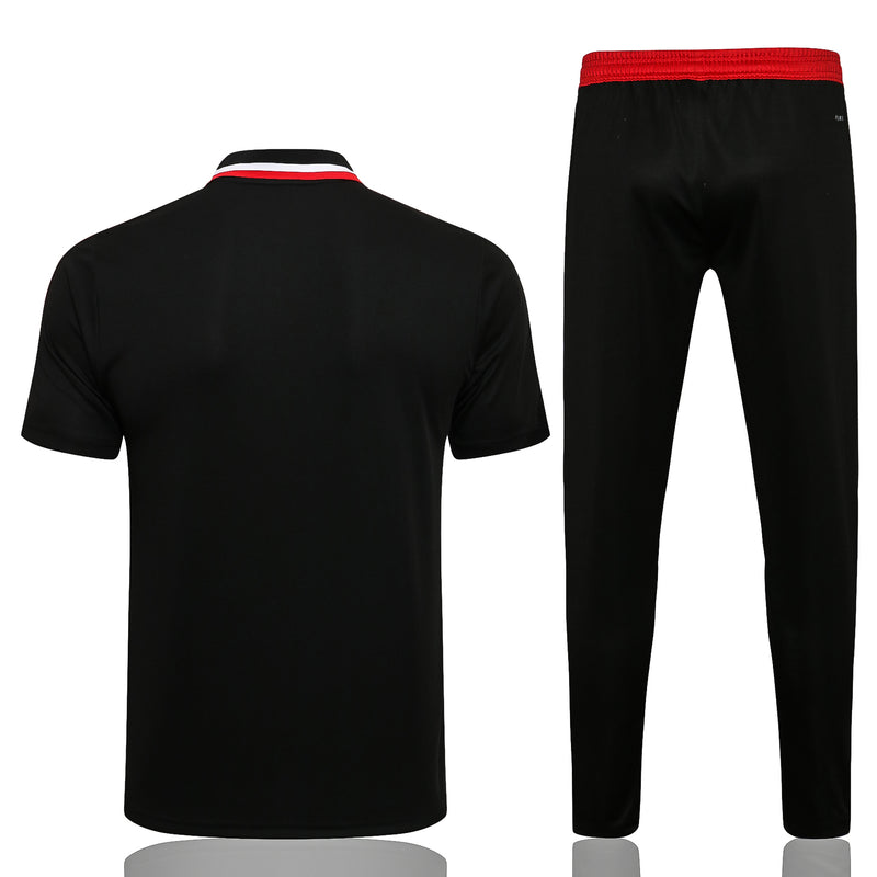 Conjunto de Treino do Manchester United 2021/22 Camisa Polo e Calça de Treino