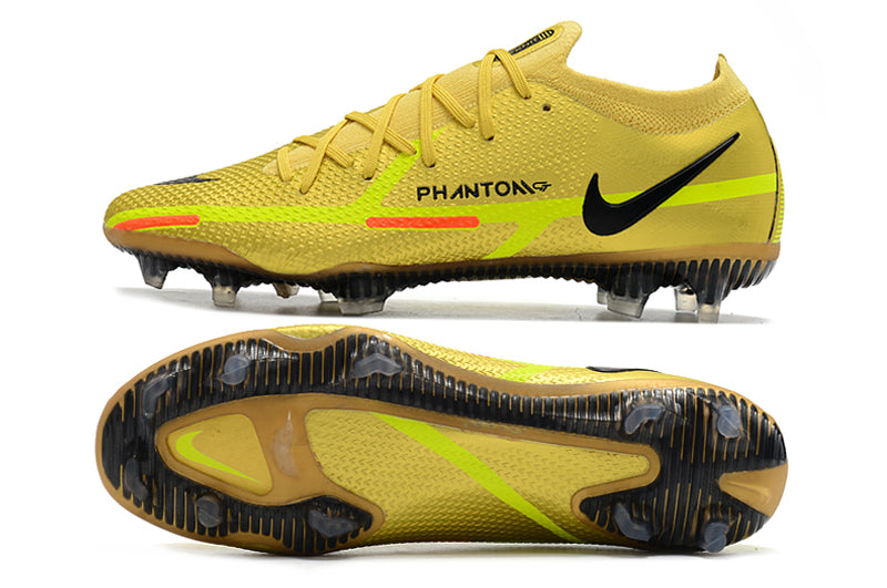 Chuteira Campo Nike Phantom GT2 Elite Amarela