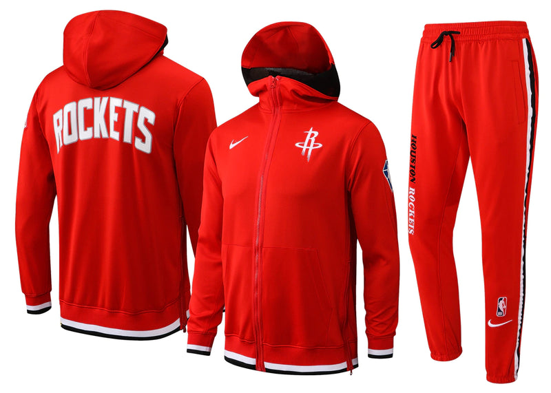 Conjunto Agasalho- Nike NBA Thermaflex - Houston Rockets - 75 Anos