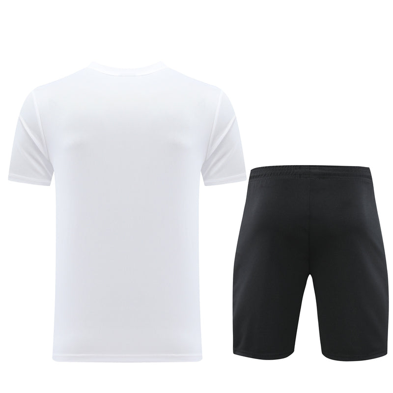 Kit Camisa e Short Nike Dri-Fit Branco e Preto