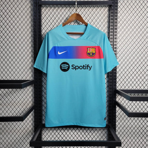 Camisa de treino do Barcelona 2023/24 Azul