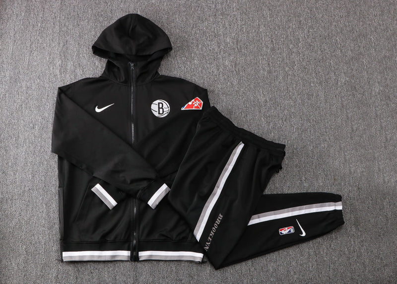 Conjunto NBA - Nike NBA Thermaflex - Brooklyn Nets - 75 Anos