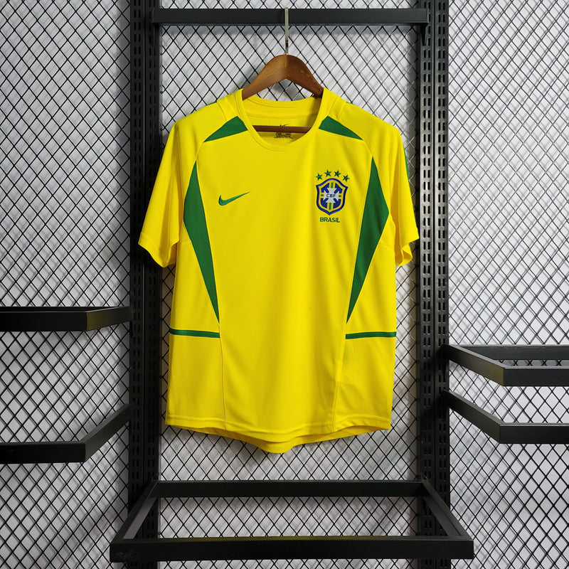 Camisa do Brasil Retrô 2002 Home