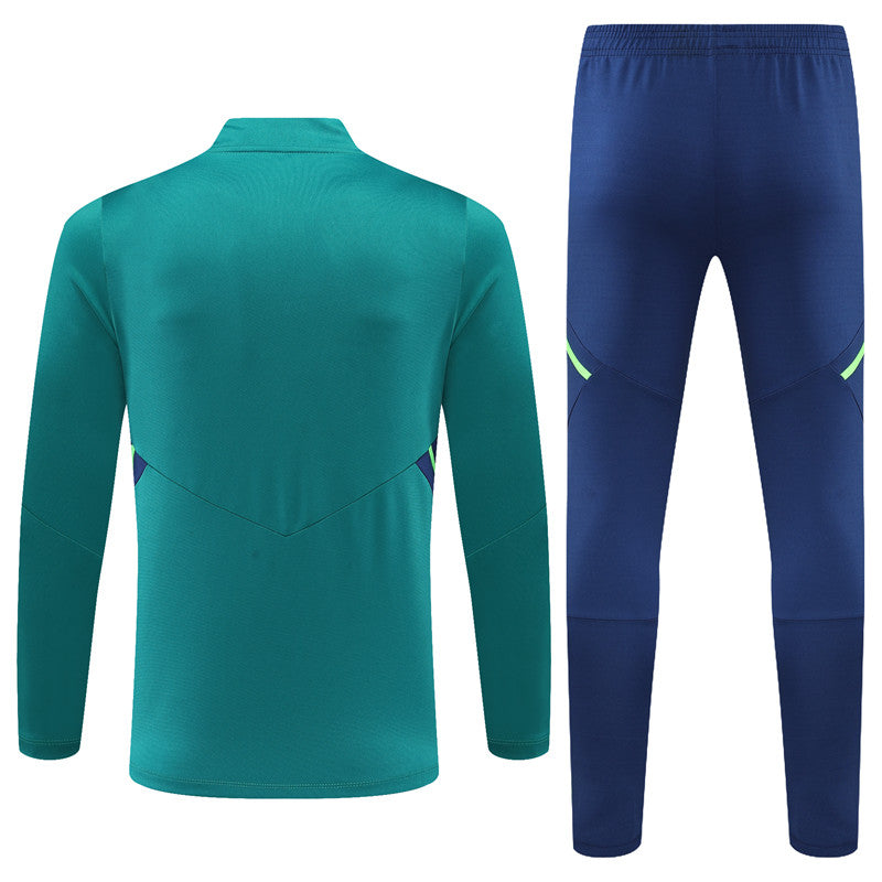 Kit de Treino Juventus 2022/23 Meio Zíper Verde