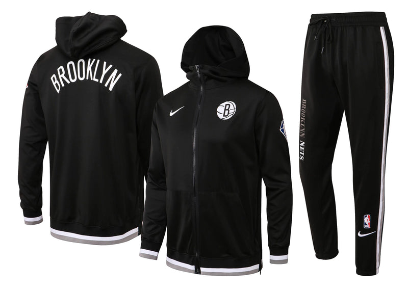 Conjunto NBA - Nike NBA Thermaflex - Brooklyn Nets - 75 Anos