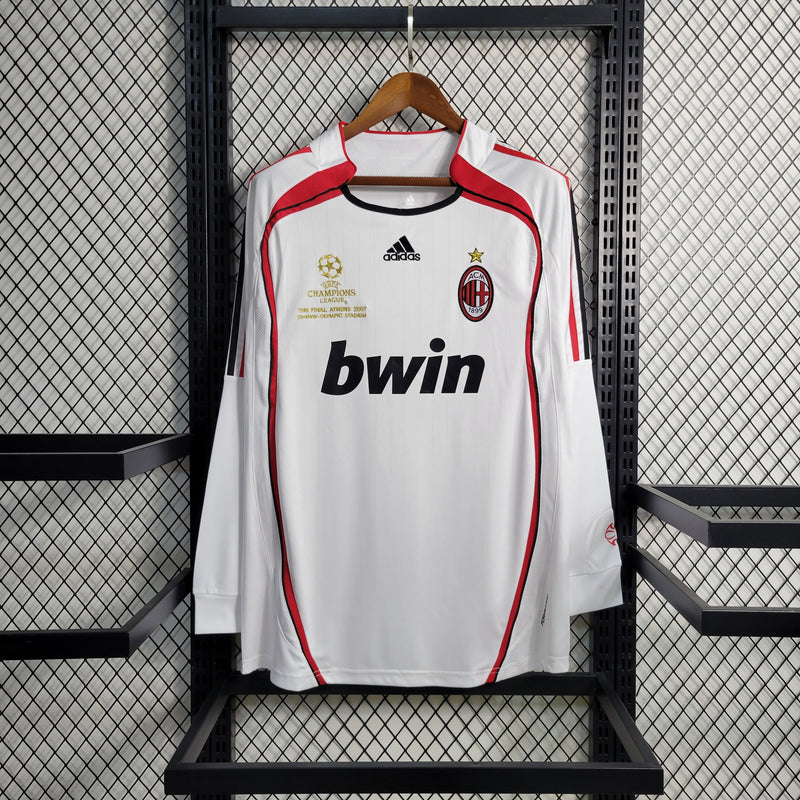 Camisa Manga Longa Retrô Ac Milan Retrô 2006/2007 Away - Lp Sports Wear 