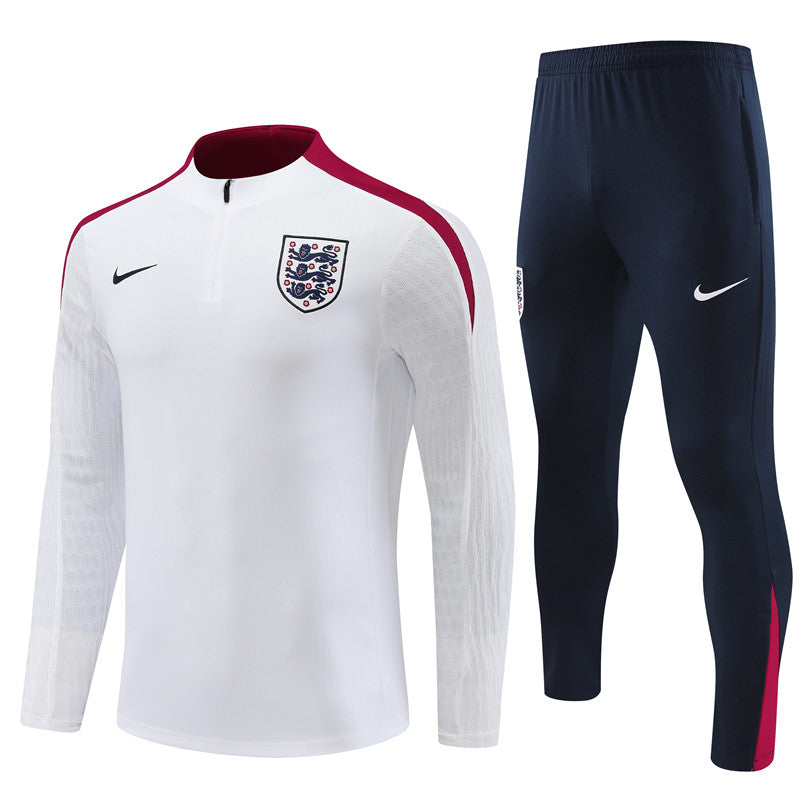 Kit de Treino Barcelona Inglaterra Meio Zíper