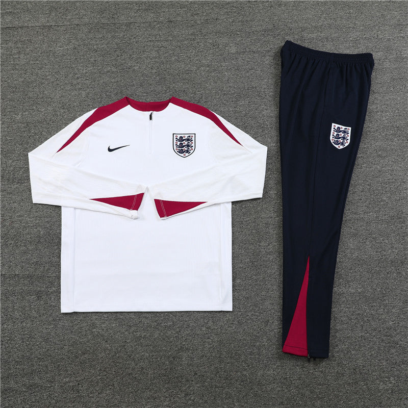 Kit de Treino Barcelona Inglaterra Meio Zíper