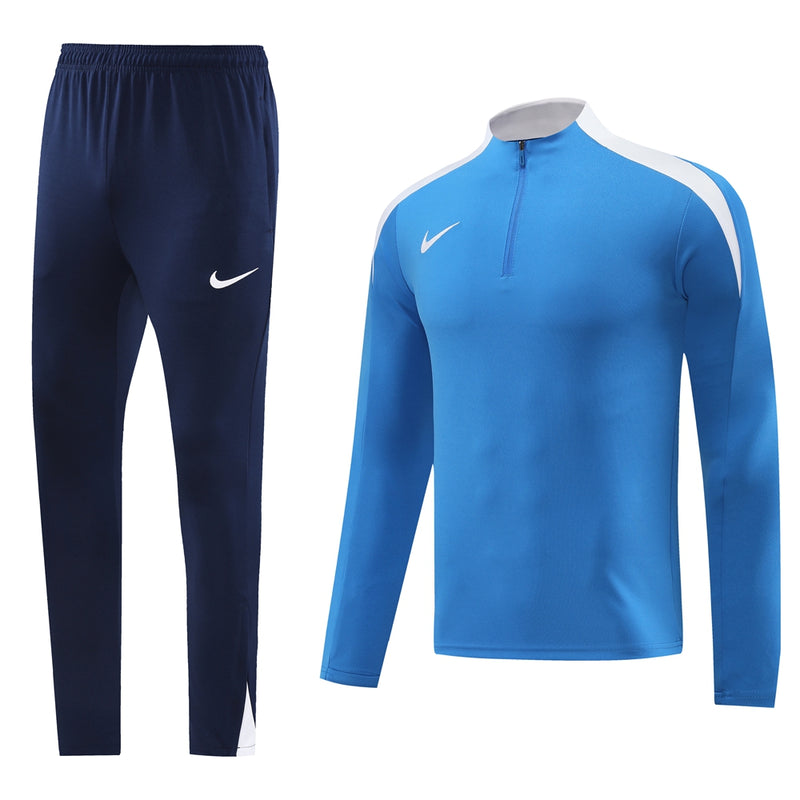 Conjunto Nike dri-Fit Azul x Branco