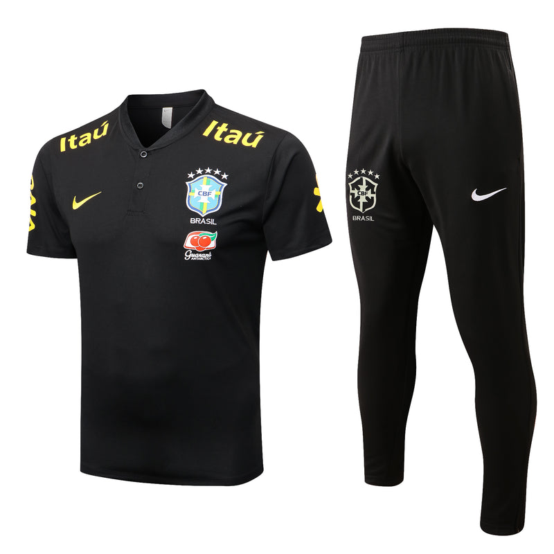 Conjunto de Treino do Brasil 2022/23 Camisa Polo e Calça de Treino