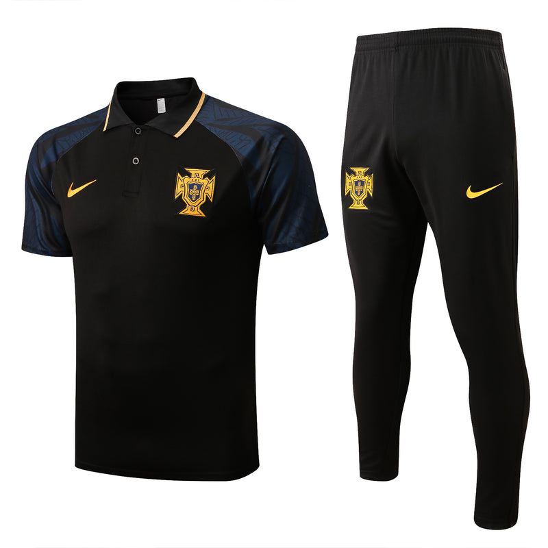 Conjunto de Treino Portugal 2022/23 Camisa Polo e Calça de Treino