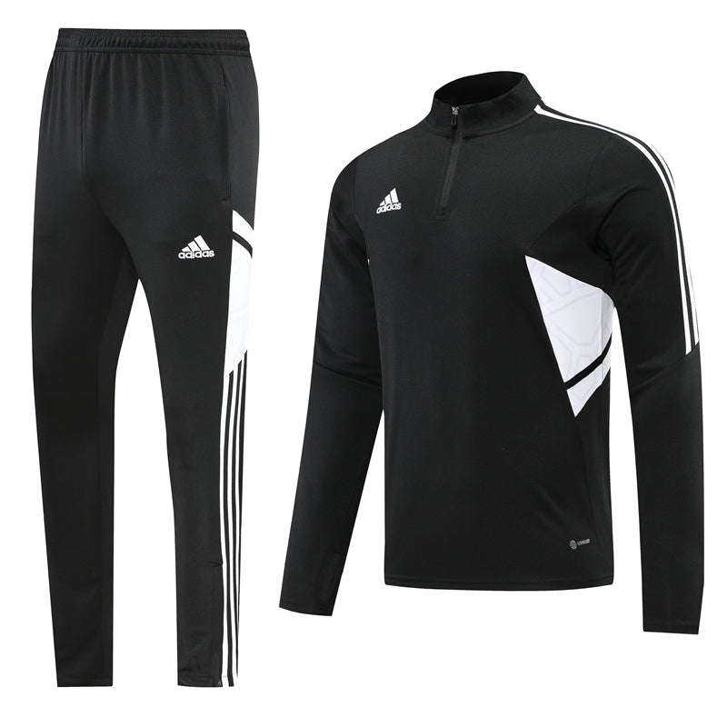 Conjunto Adidas Dri-Fit Preto e Branco