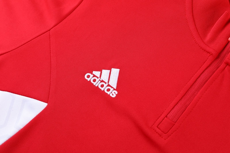 Conjunto Adidas Dri-Fit Vermelho e Branco