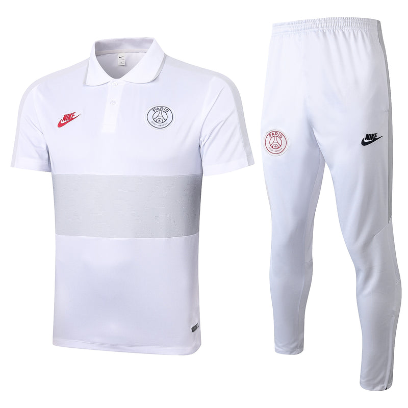 Conjunto de Treino do PSG 2020/21 Camisa Polo e Calça de Treino