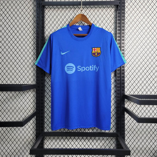 Camisa de treino do Barcelona 2023/24 Azul